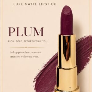 Plum lipstick